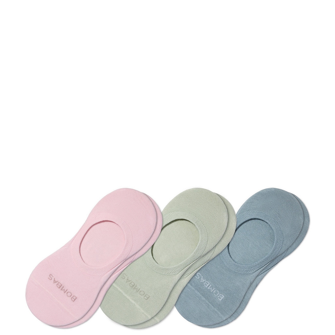 Bombas Solid Lightweight No Show Socks 3 Pack
