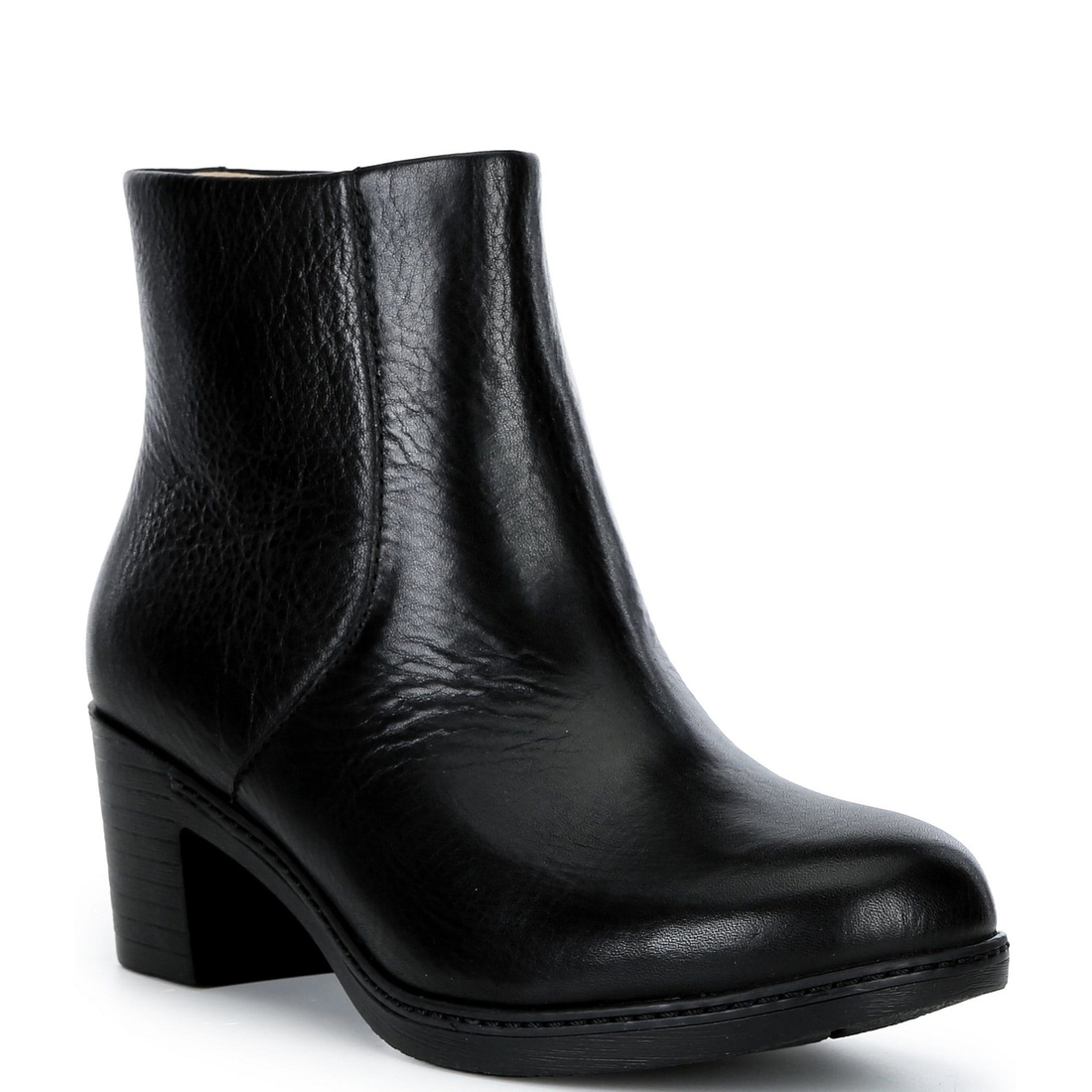 Dansko Meryll Leather Block Heel Booties