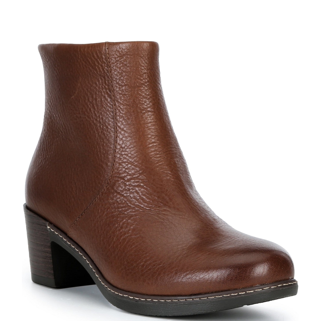 Dansko Meryll Leather Block Heel Booties