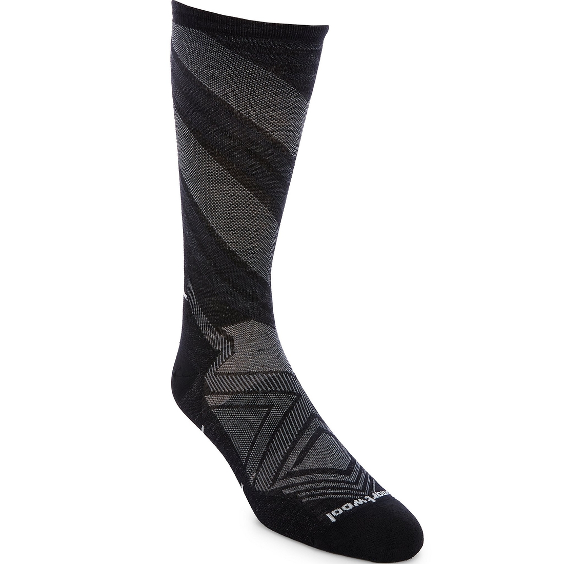 Smartwool Run Zero Cushion Patterned Crew Socks