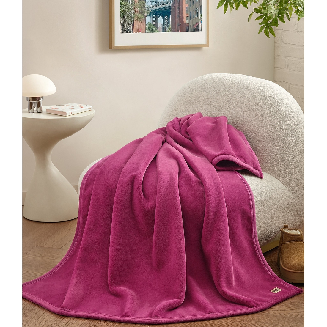 UGG Coco Luxury Plush Throw Blanket