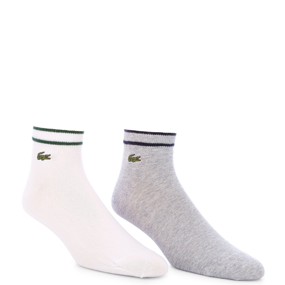 Lacoste Striped Ankle Socks 2-Pack