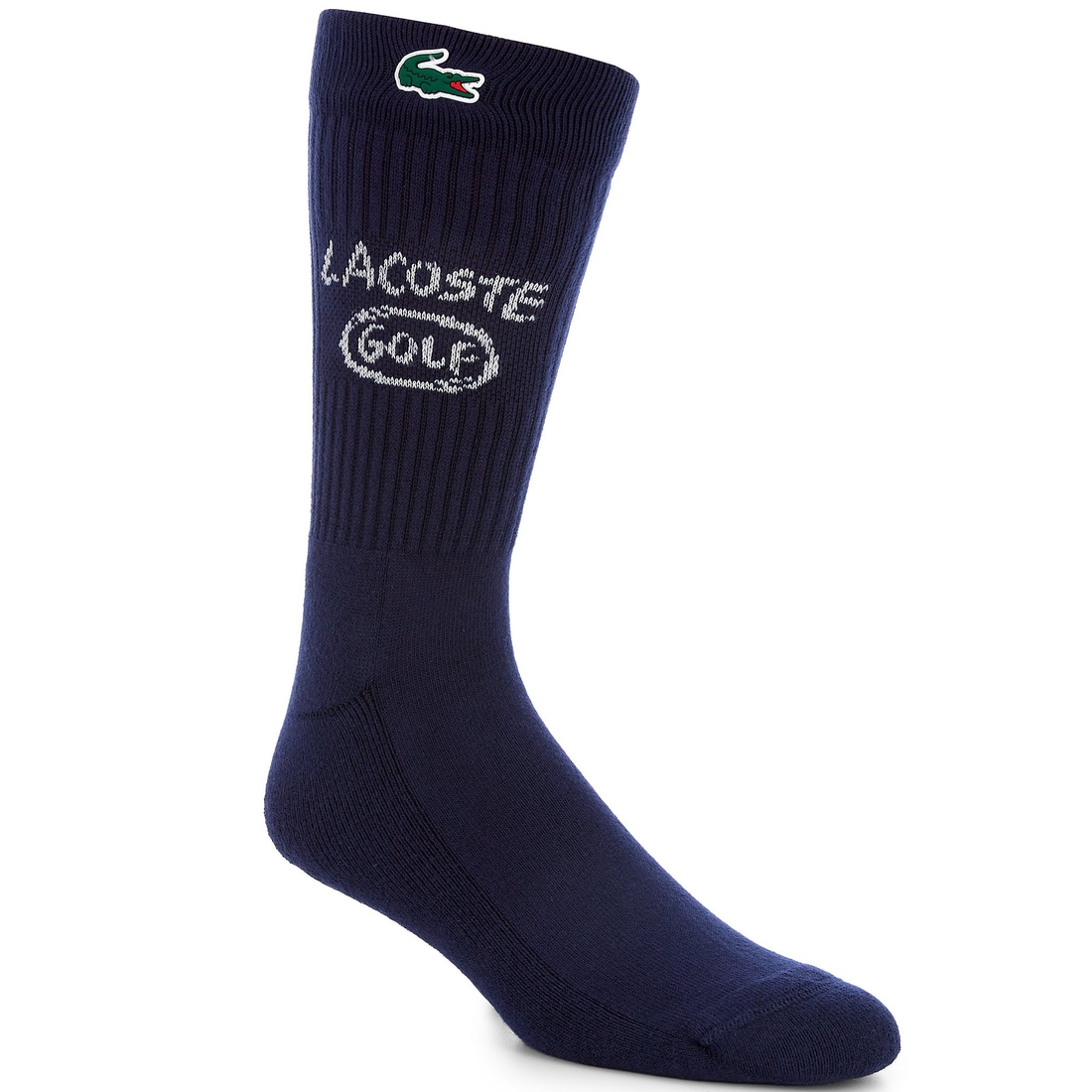 Lacoste Cotton Blend Golf Crew Socks