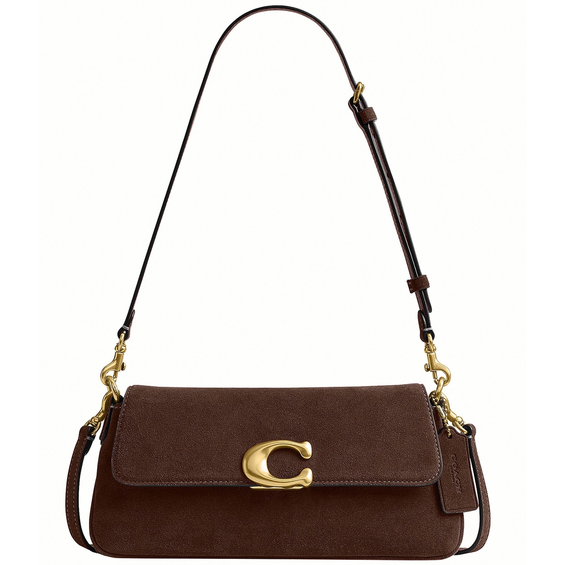 Coach Suede Jet Shoulder Bag