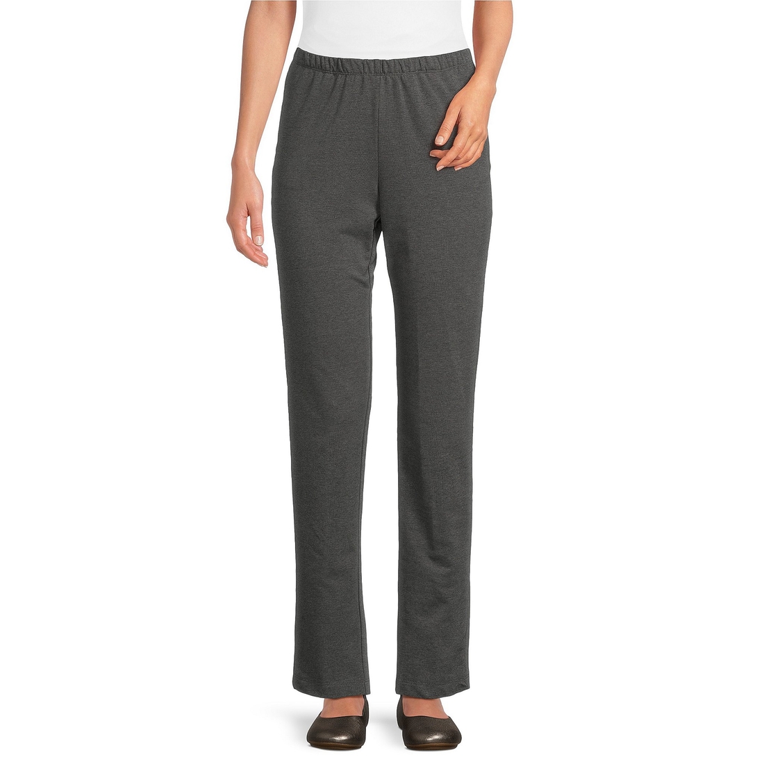 Ruby Rd. Petite Size Pull-On Stretch French Terry Pants