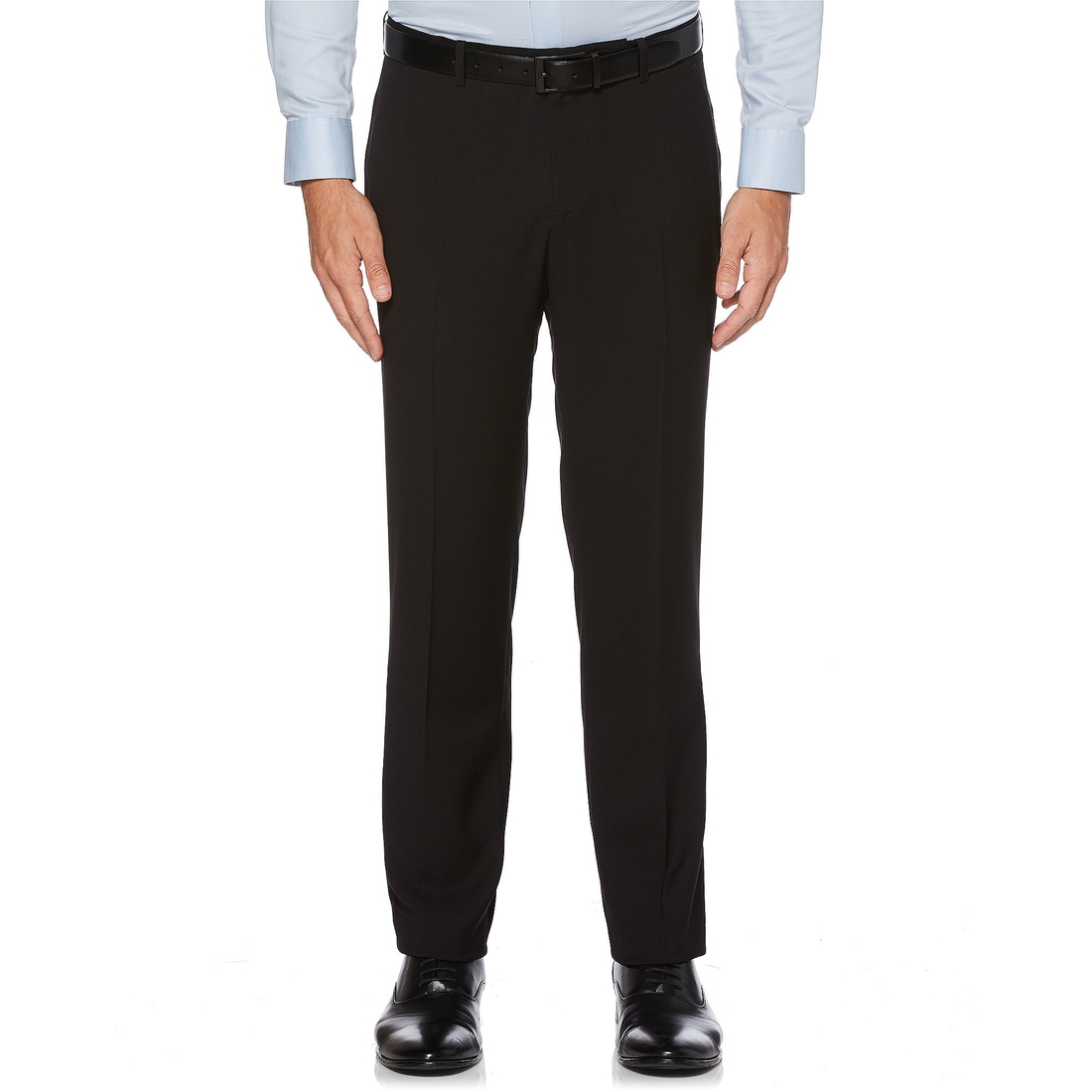 Perry Ellis Non-Iron Solid Stretch Suit Separates Flat-Front Dress Pants