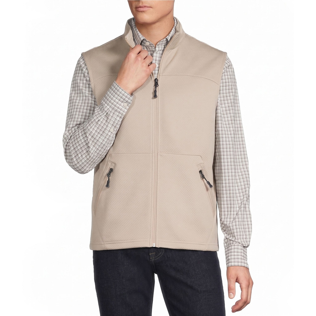 Cremieux Big Tall Blue Label Textured Knit Vest
