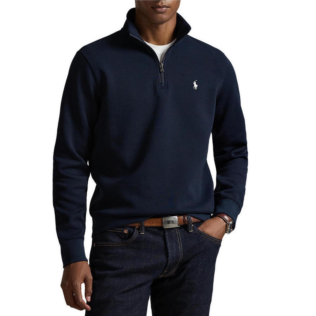 Polo Ralph Lauren Quarter Zip Double Knit Pullover