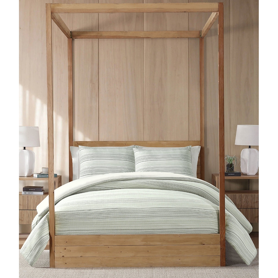 Bamboo Bliss Resort Variegated Stripe Comforter Mini Set