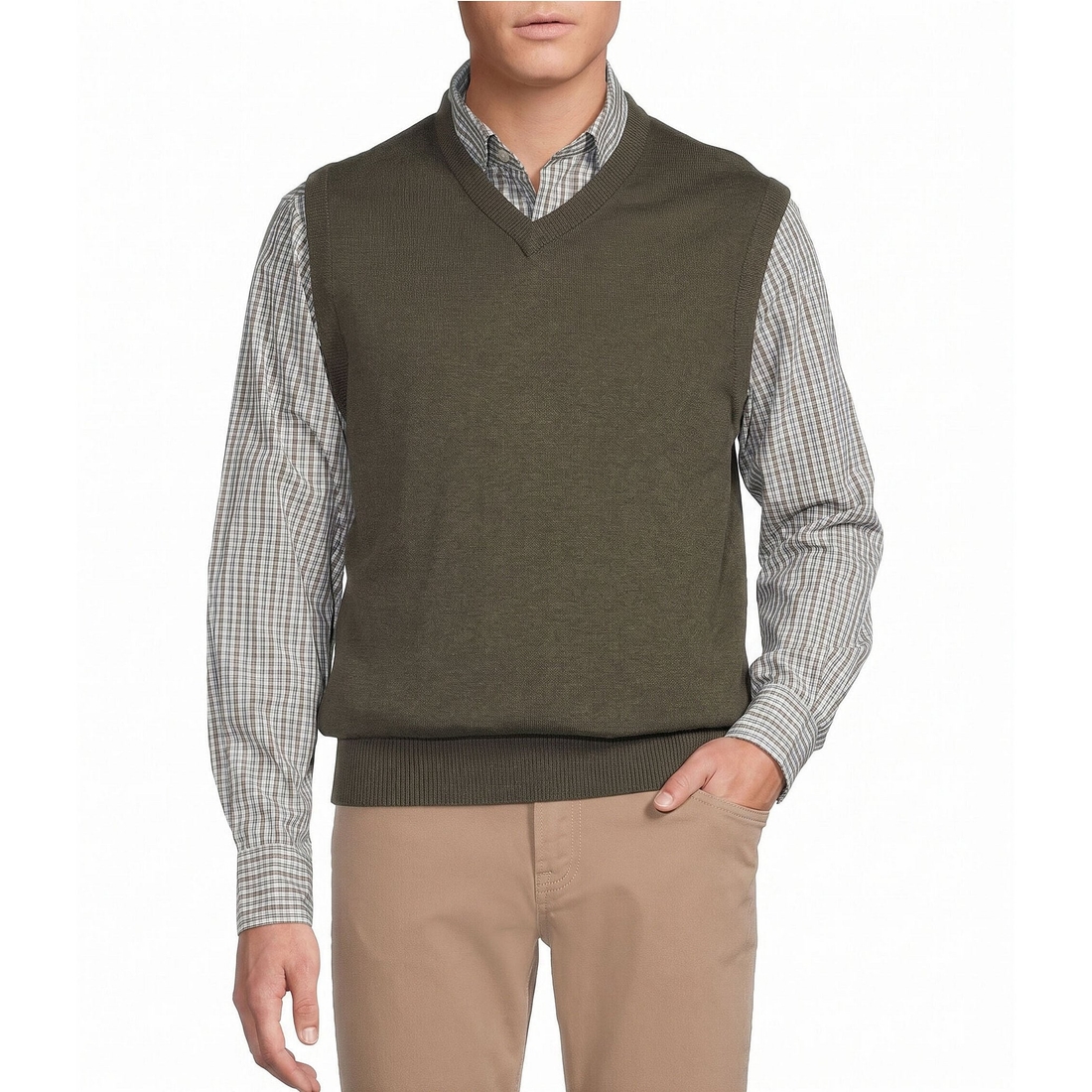 Cremieux Blue Label Solid Vest
