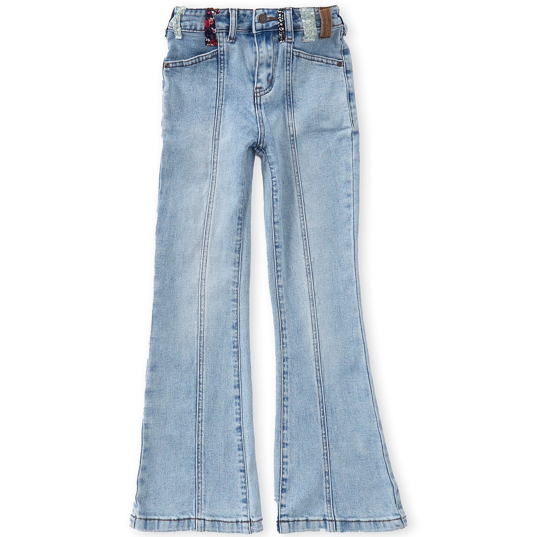 Tractr Big Girls Boho Loop Flare Jeans