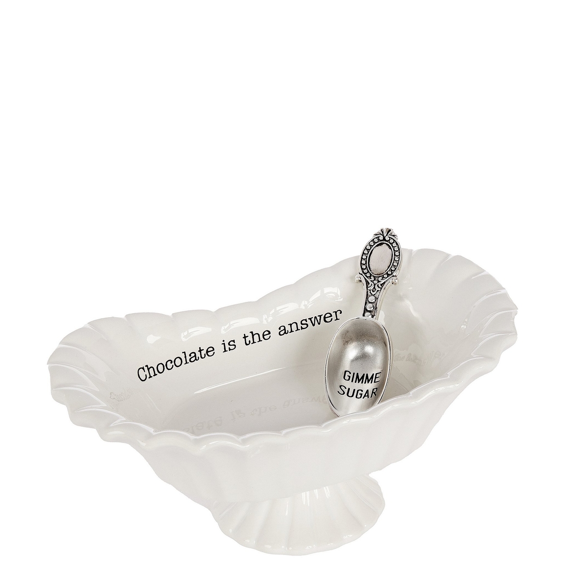 Mud Pie Chocolate Candy Dish Set