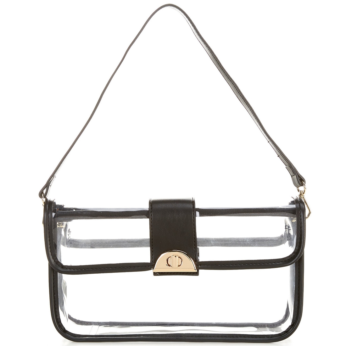 Anna & Ava Clear Flat Crossbody Bag