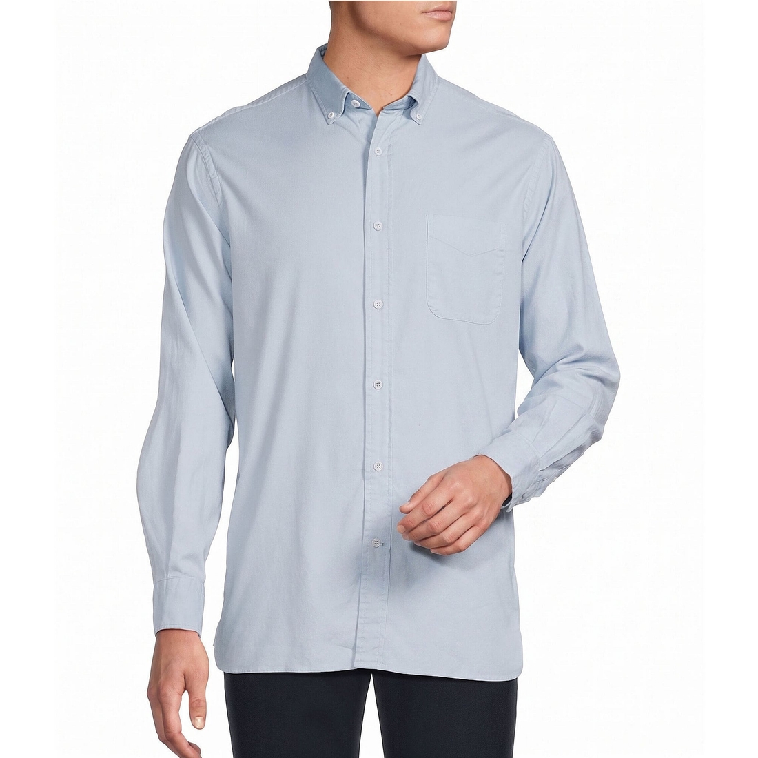 Cremieux Big Tall Blue Label Solid Oxford Woven Shirt