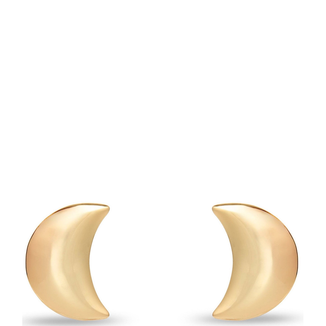 Lele Sadoughi Crescent Button Stud Earrings