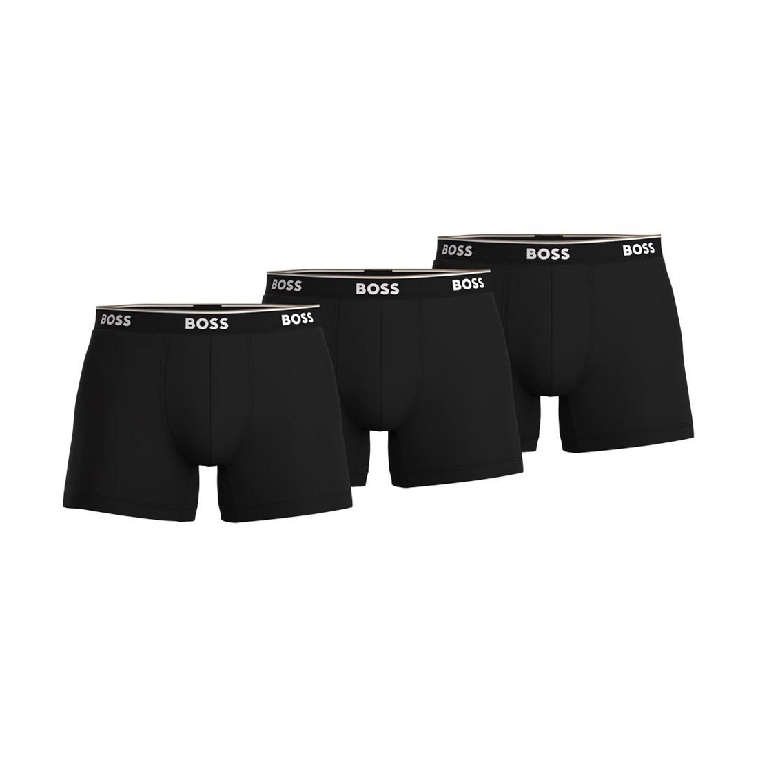 Hugo Boss Solid Regular Boxer Briefs 3-Pack