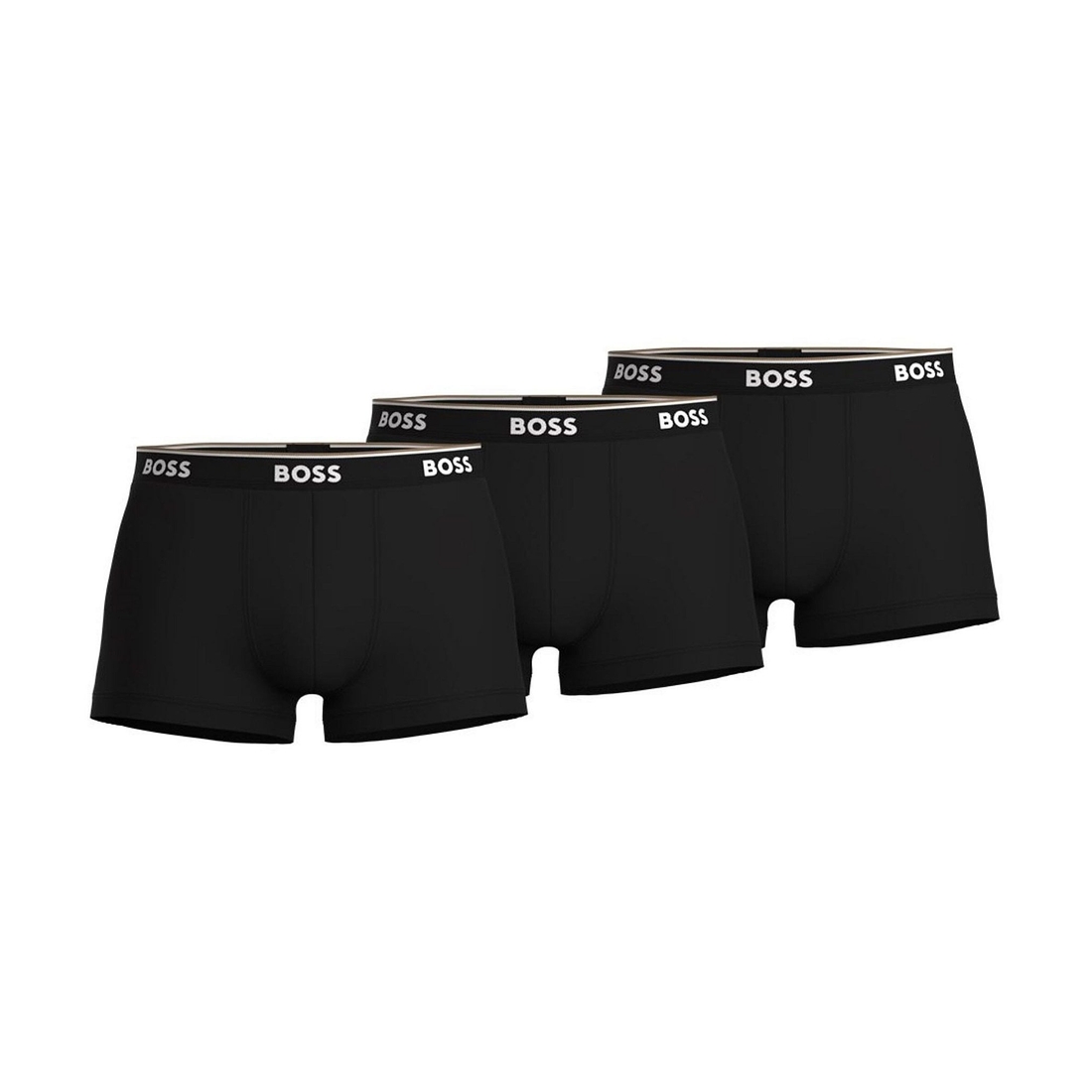 Hugo Boss Solid Signature Logo Trunks 3-Pack