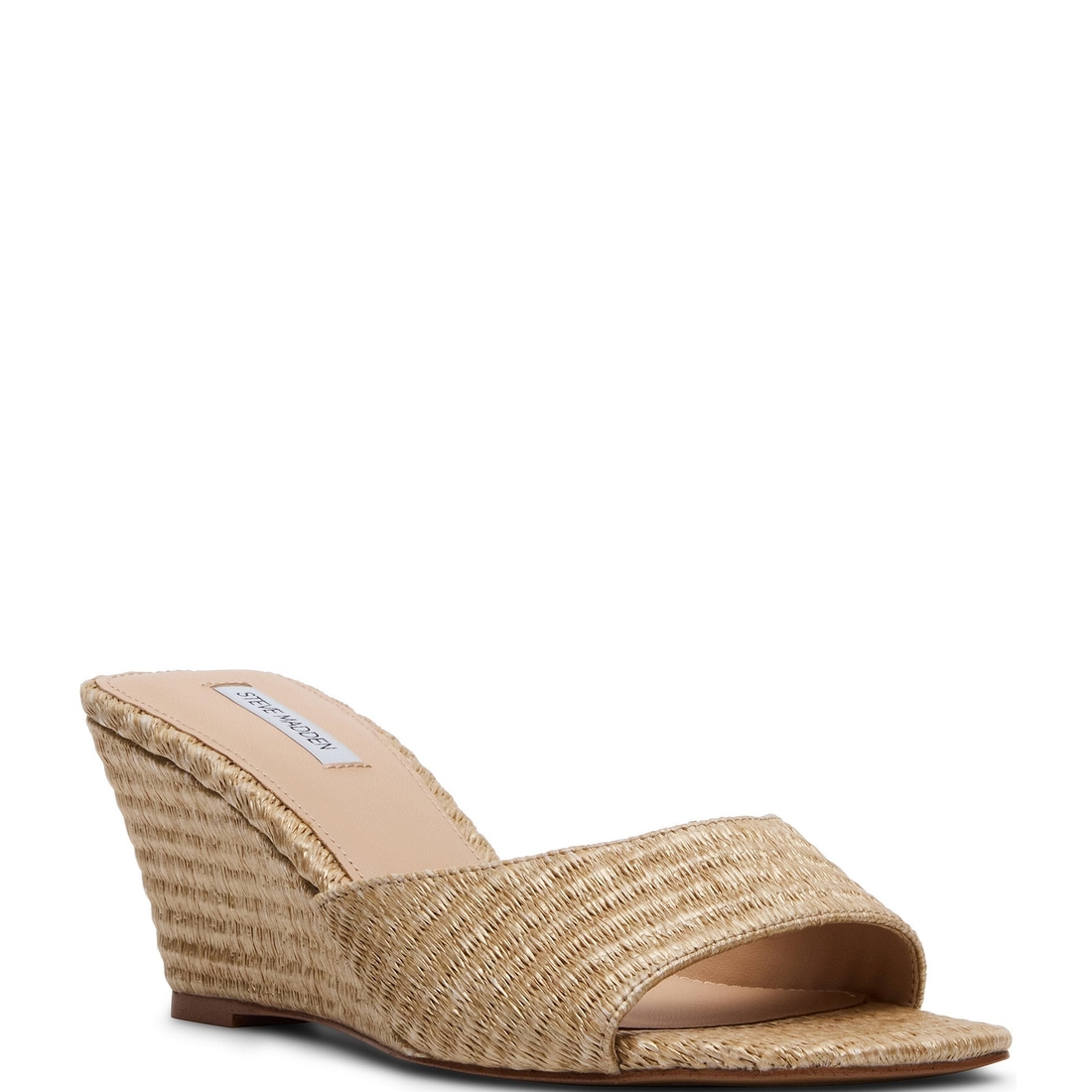 Steve Madden Seleste Raffia Wedge Slide Sandals