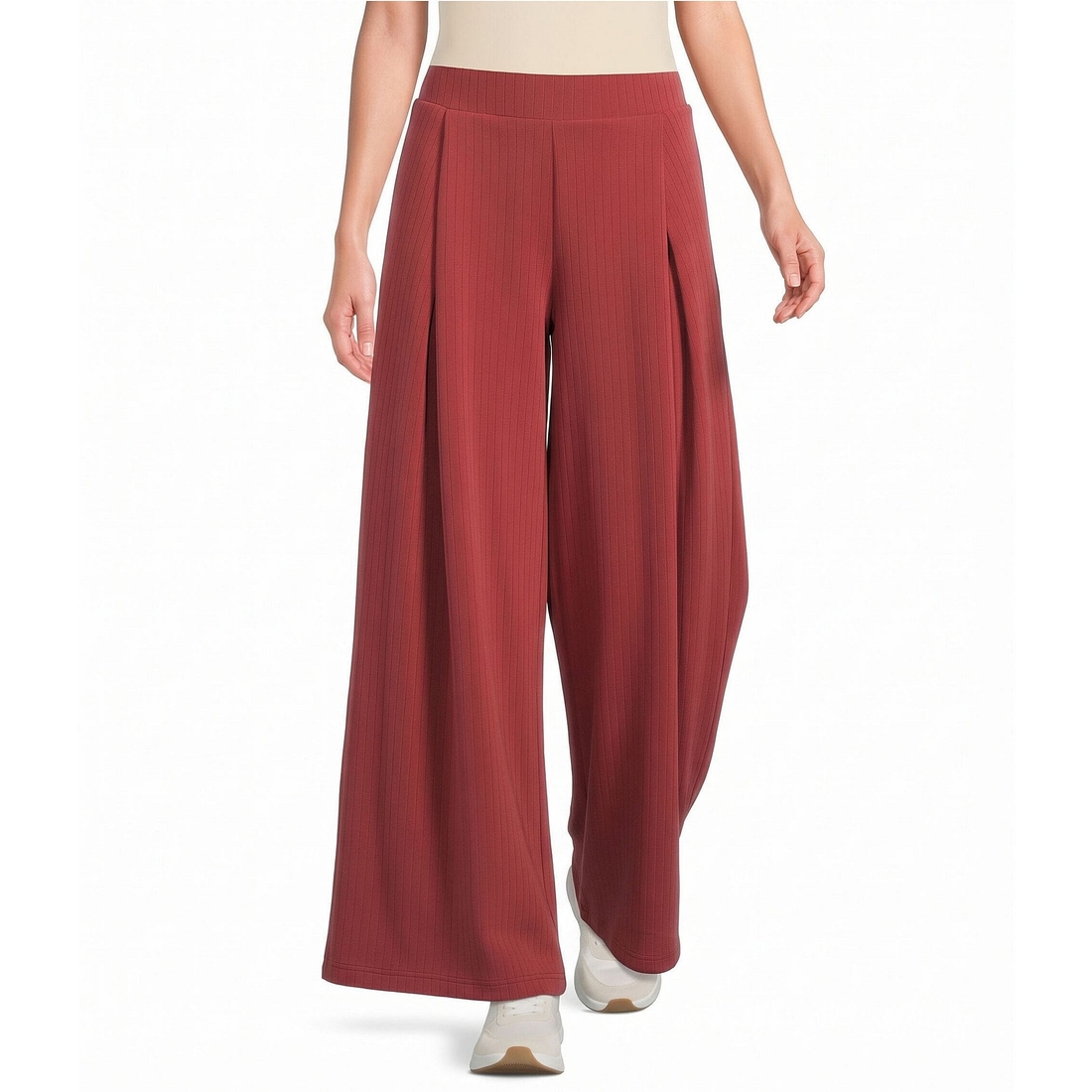 See And Be Seen Stripe Wide Leg Pull-On Coordinating Pants