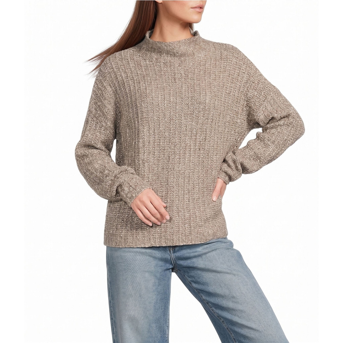 Splendid Ellis Mock Neck Sweater