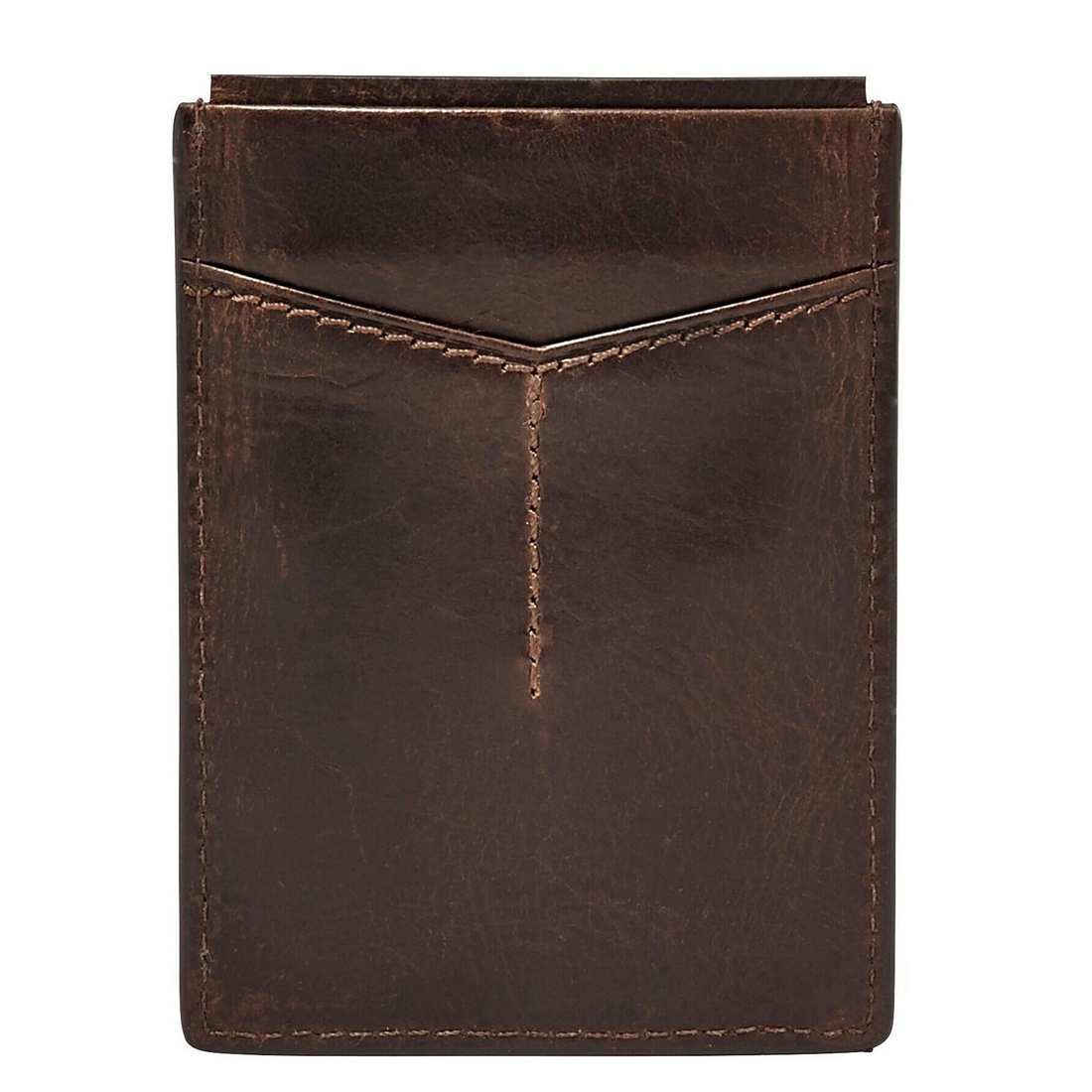 Fossil Derrick Leather RFID-Blocking Magnetic Card Case