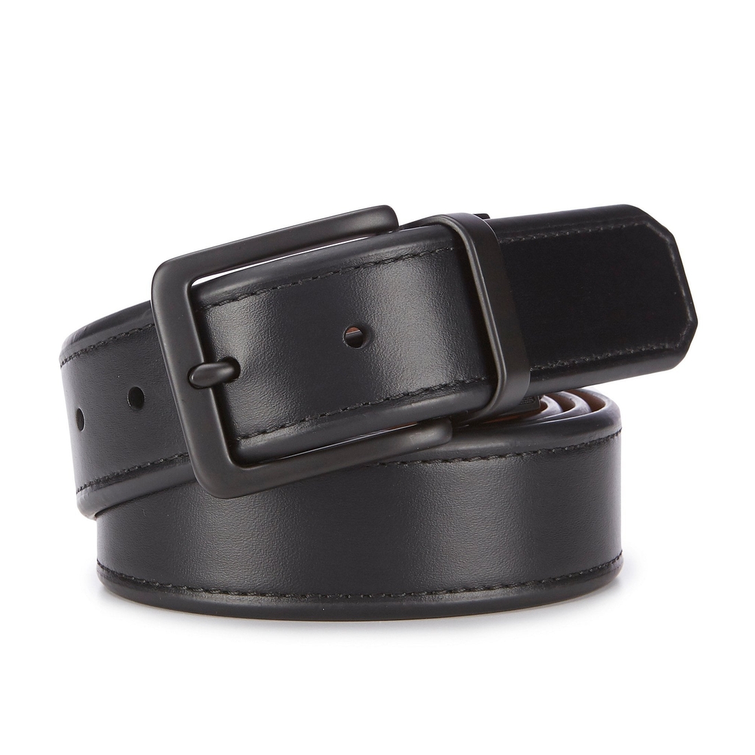 Roundtree & Yorke Big Tall Reversible Blackout Belt