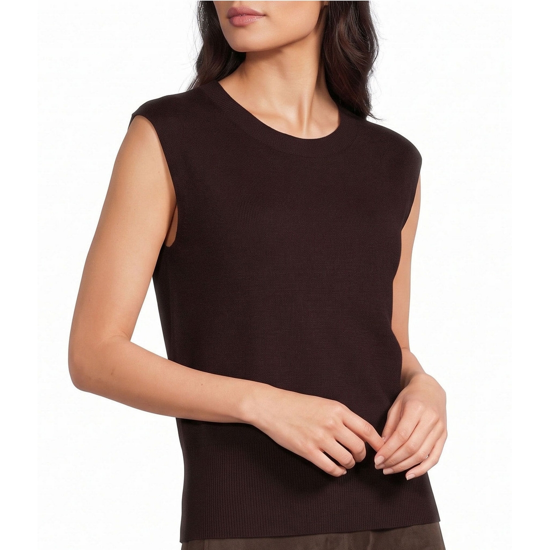 Vince Camuto Knit Cap Sleeve Pullover Sweater