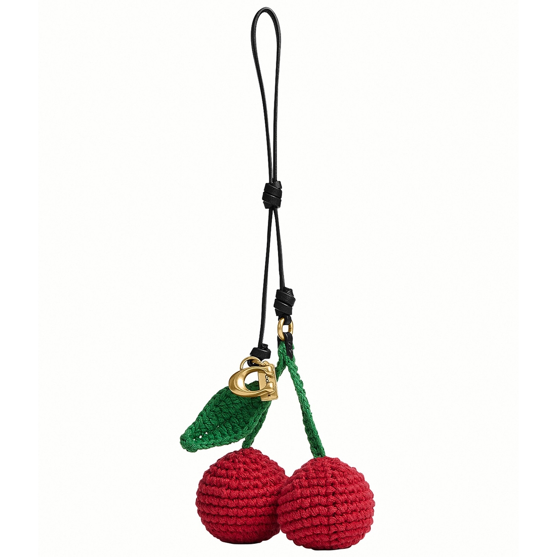 Coach Crochet Cherry Bag Charm