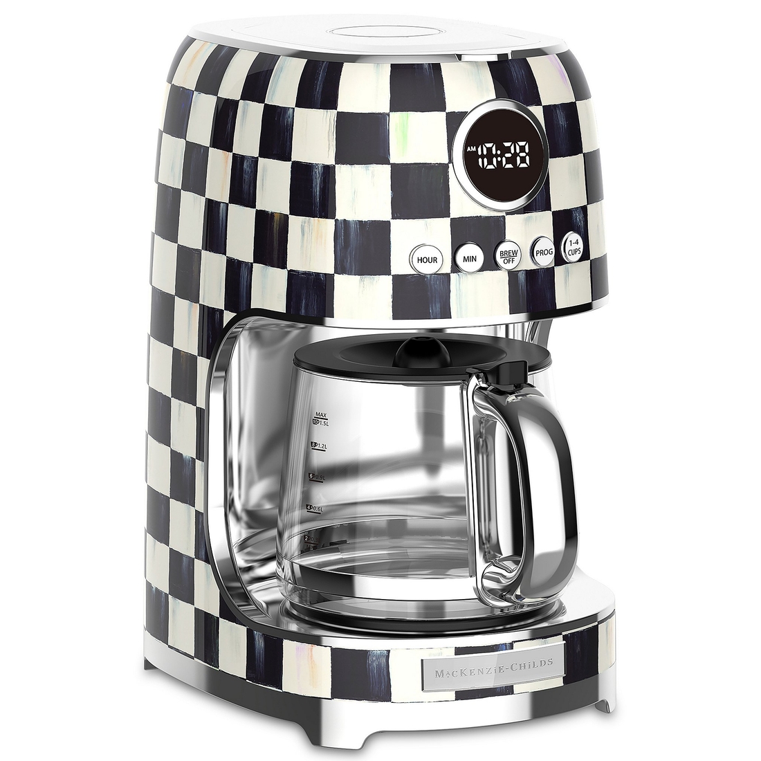 Mackenzie-childs Check Drip Coffee Maker