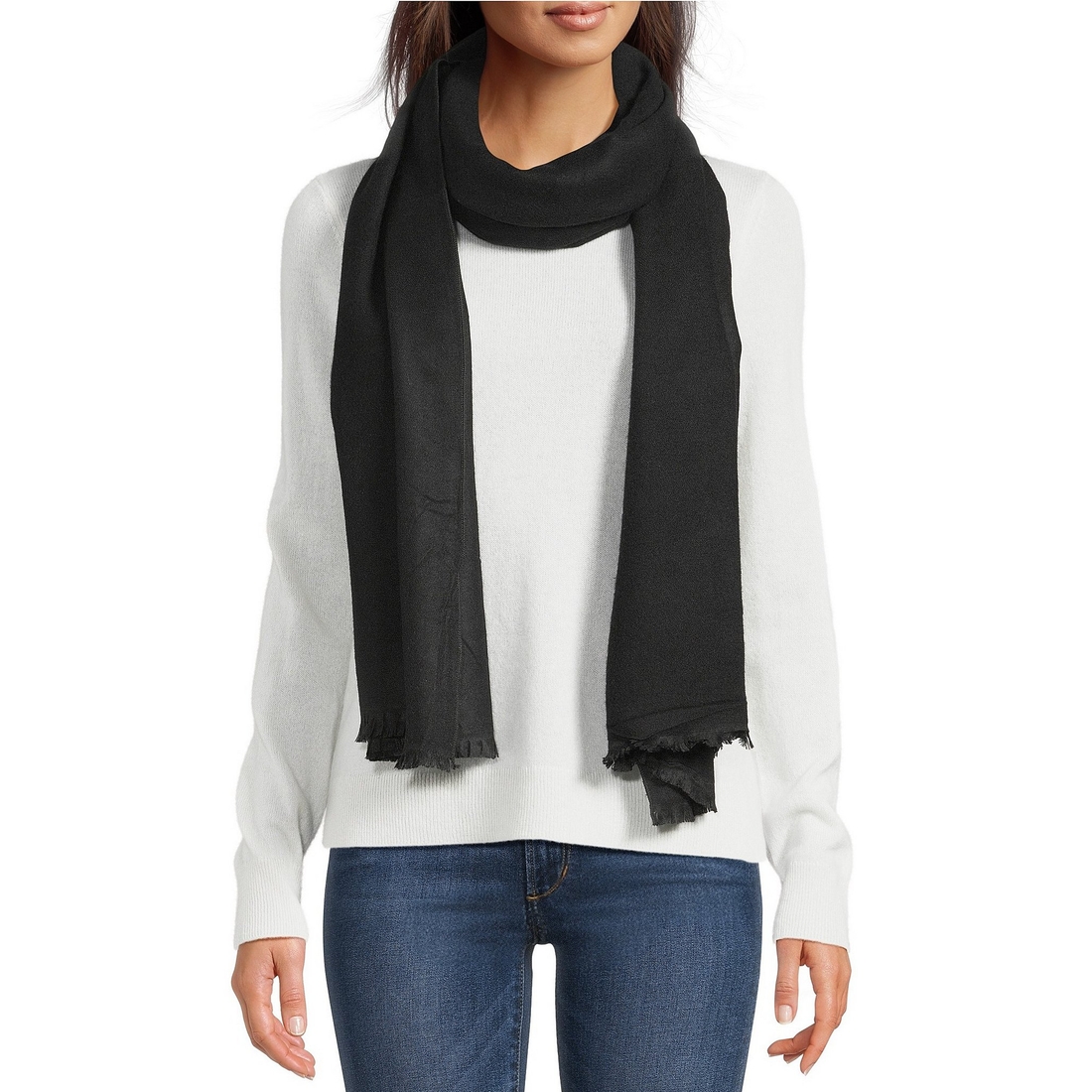 Sasso + Smyth Super Soft Solid Oblong Scarf