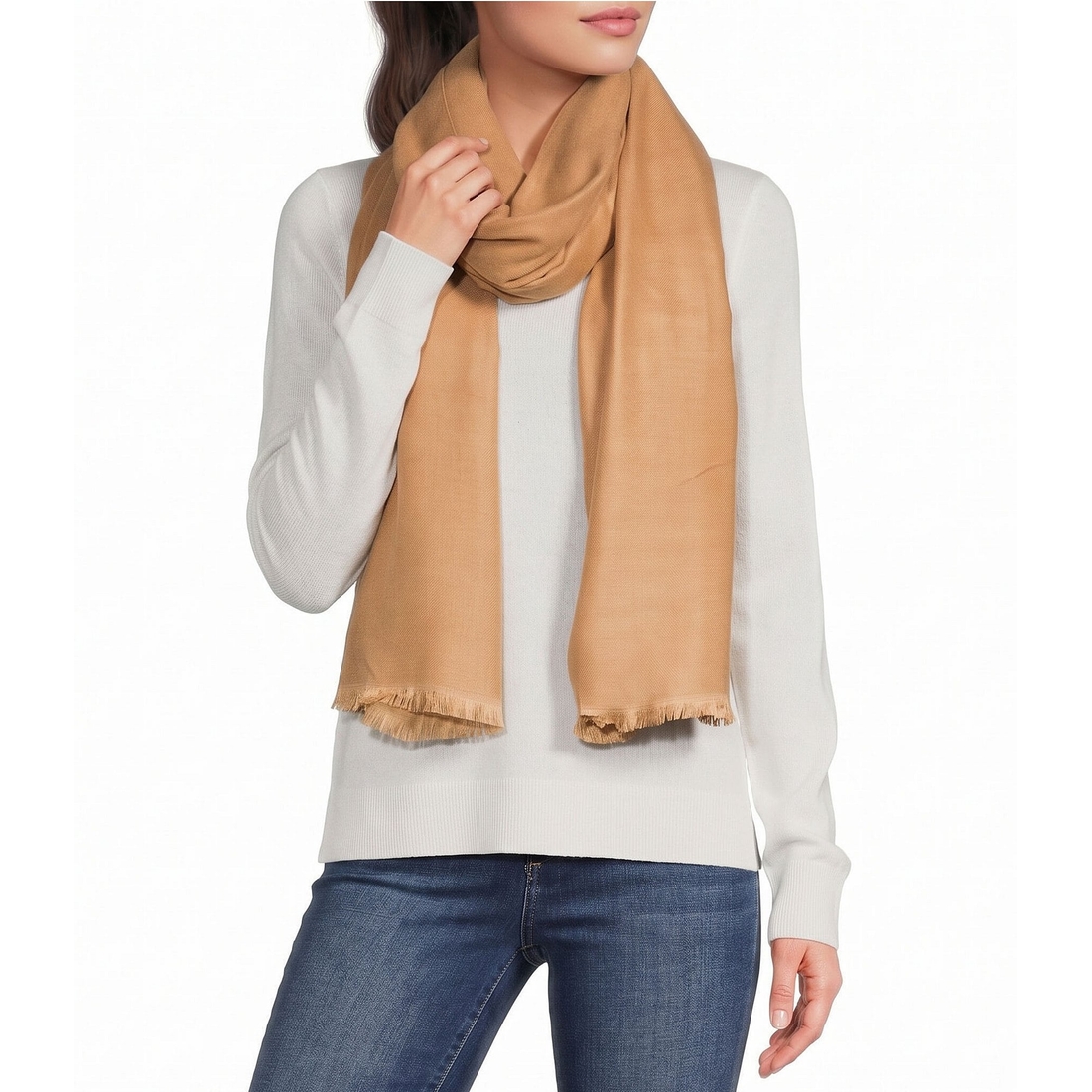 Sasso + Smyth Super Soft Solid Oblong Scarf