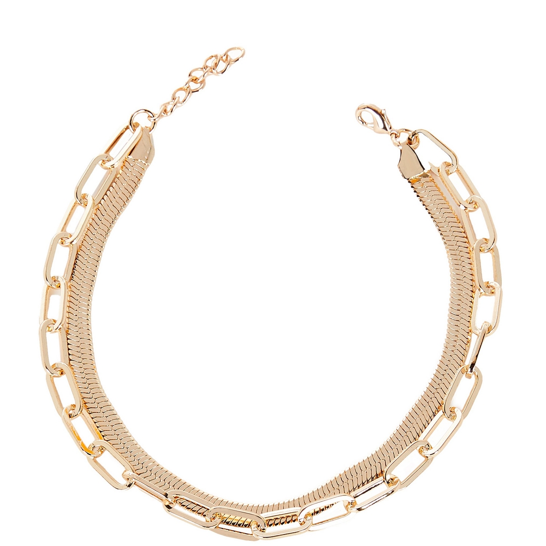 Gianni Bini Demeter Gold Double Chain Boot Anklet