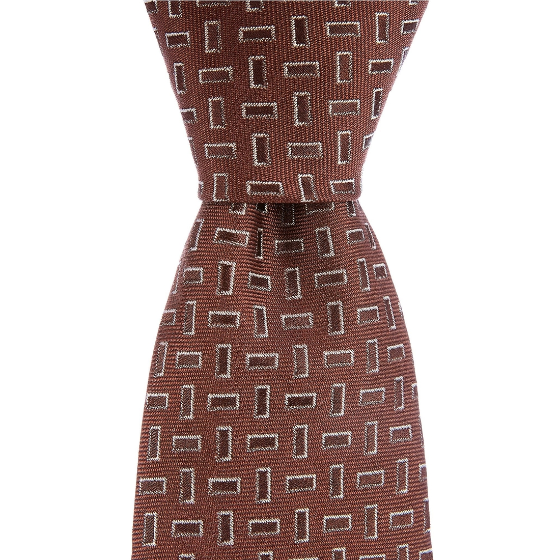 Murano Rectangle Neat Narrow Silk Blend Tie