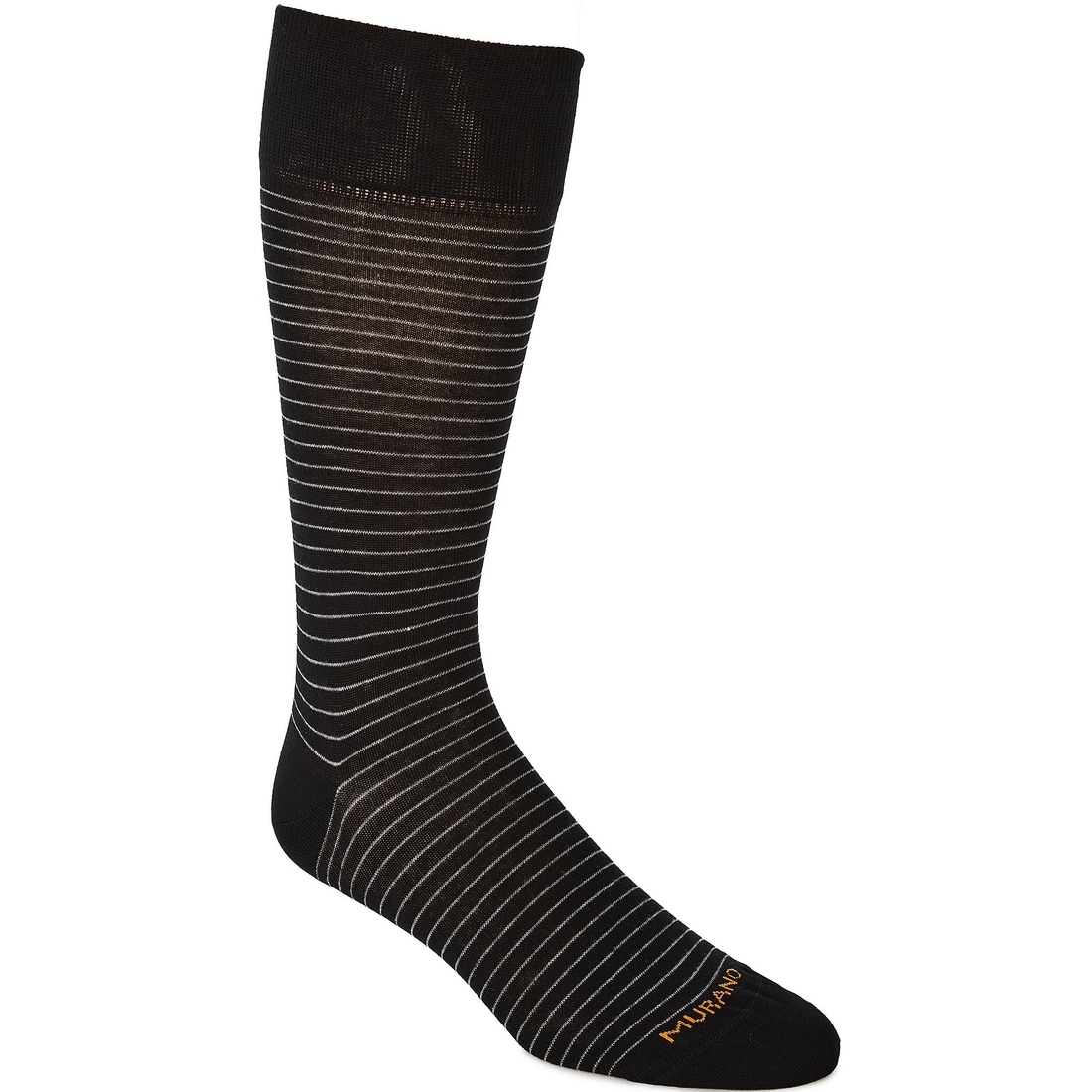 Murano Thin Stripe Crew Dress Socks