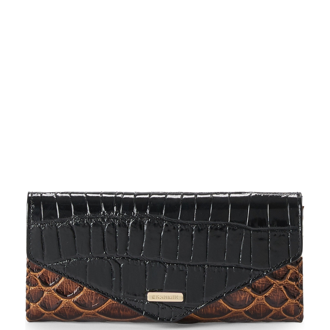 Brahmin Brunswick Collection Veronica Multi Croc Wallet