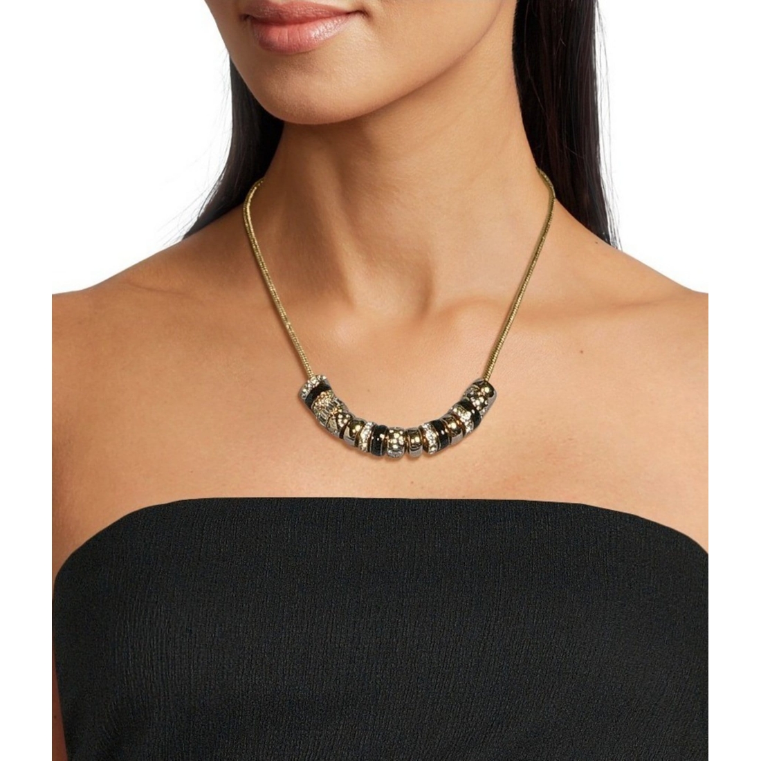 Gemma Layne Disc Bead Collar Necklace