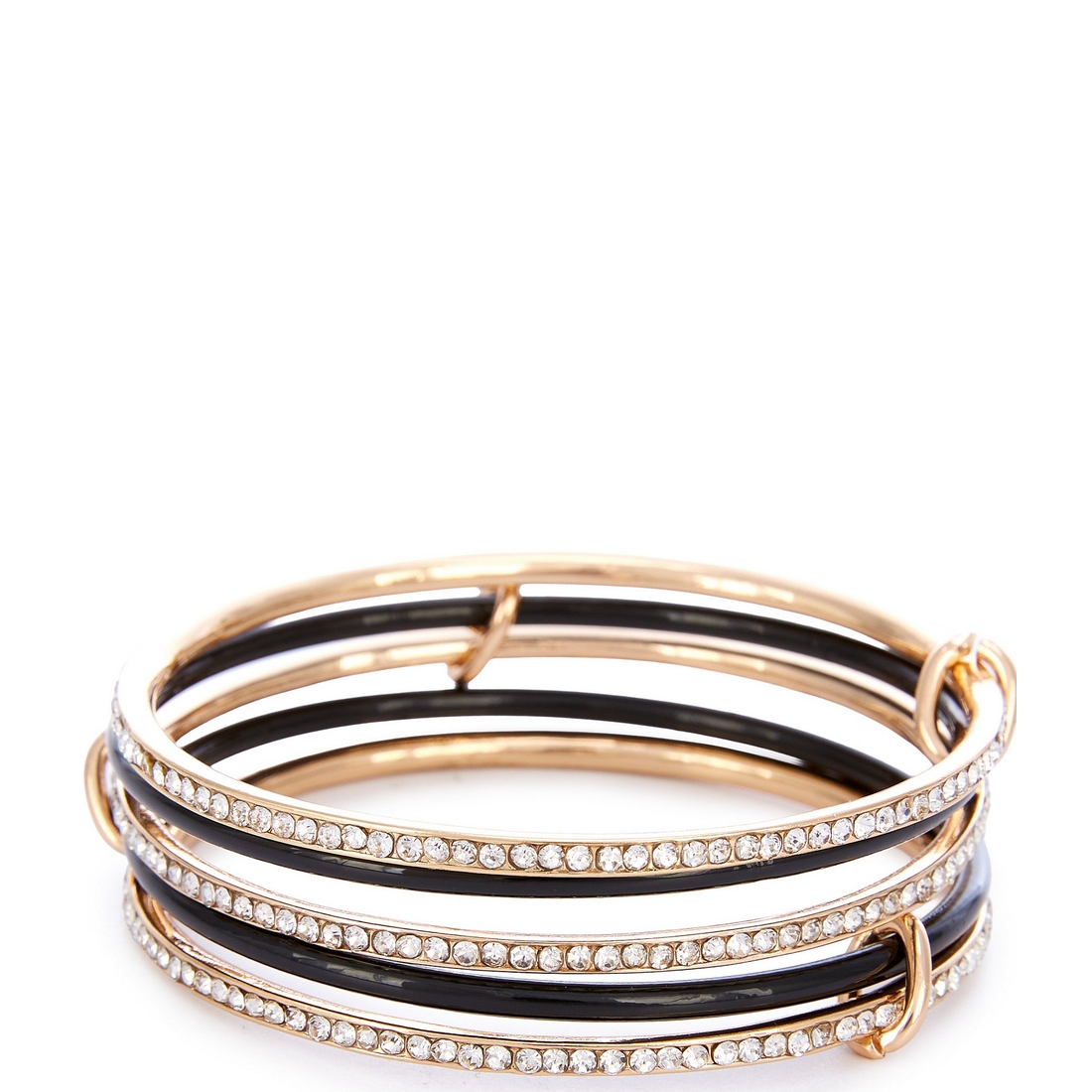 Gemma Layne Interlock Bangle Bracelet Set