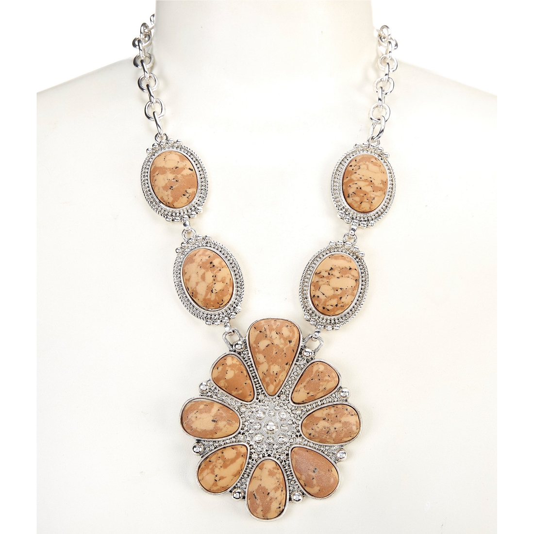 Anna & Ava Western Feather Statement Necklace