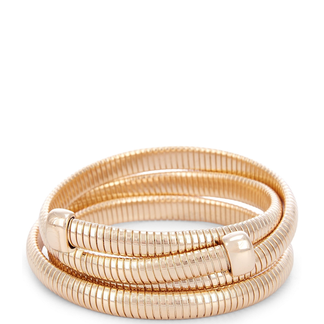 Dillard's Cobra Chain Multi Row Coil Bracelet