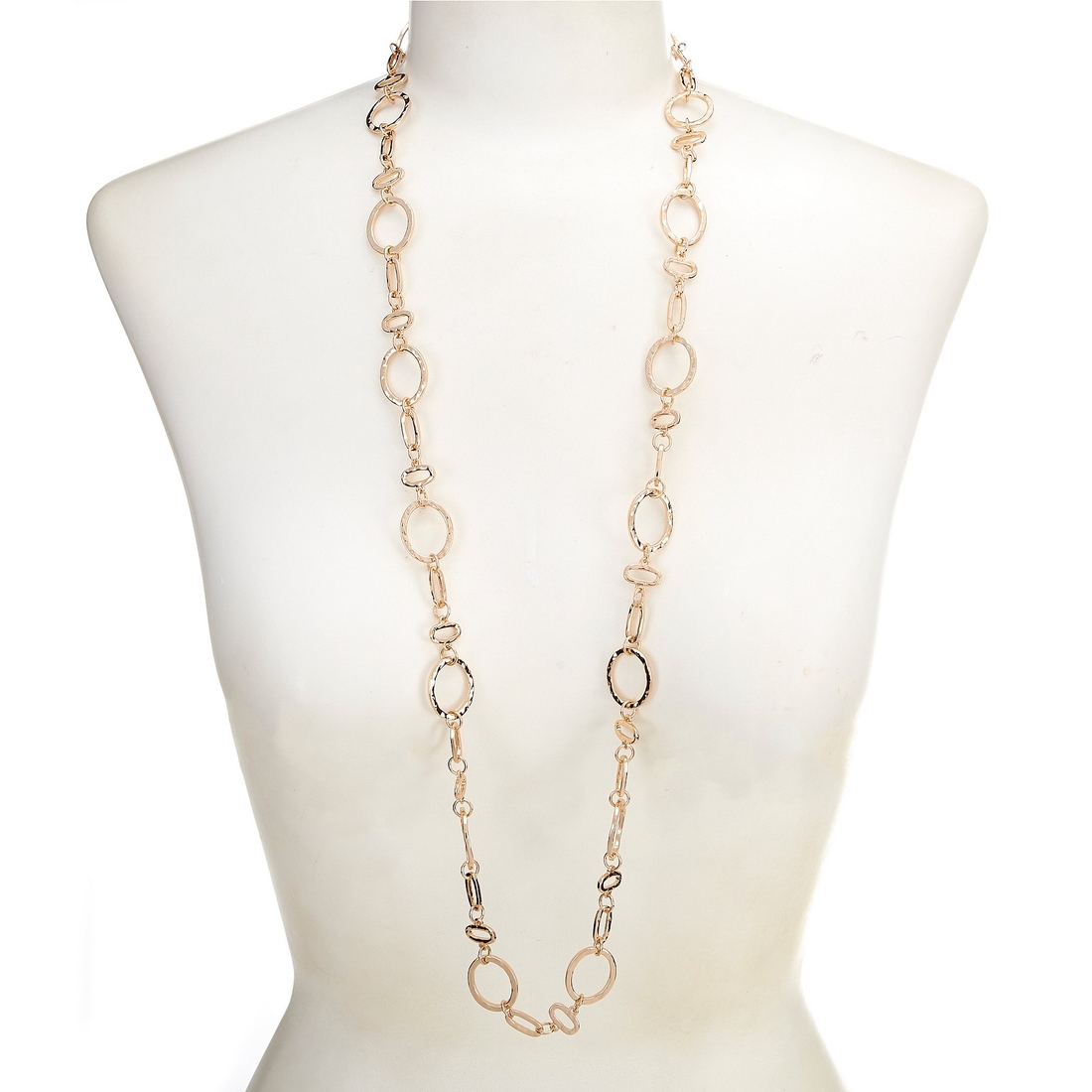 Dillard's Mixed Link Chain Long Strand Necklace