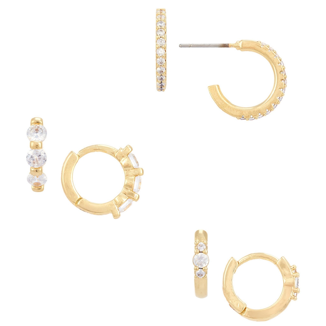 Anna & Ava Waterproof Multi Hoop Earring Set