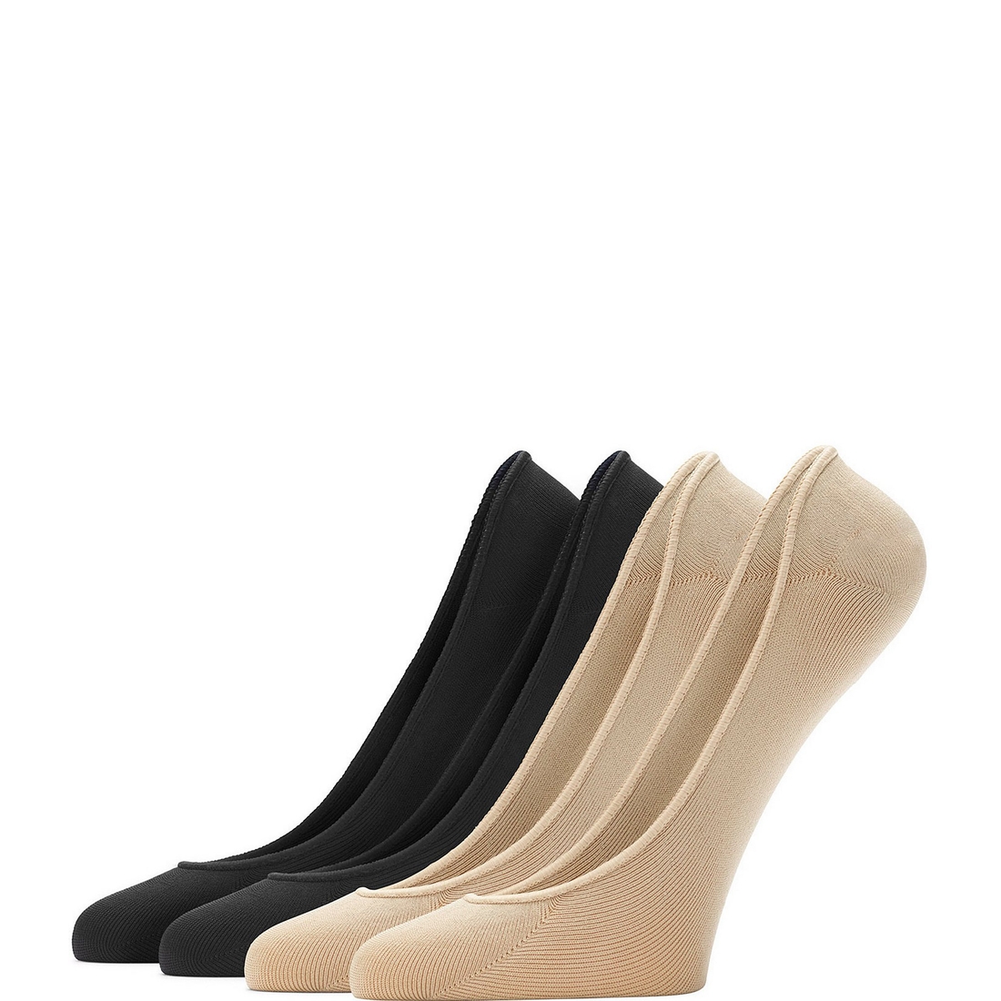 Hue Microfiber Cushioned Liner Socks 4 Pack
