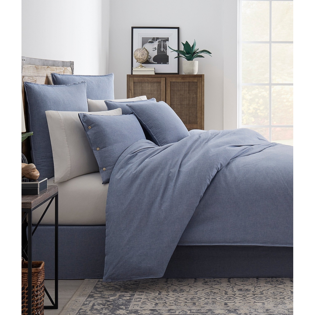Cremieux Cameron Collection Chambray Comforter