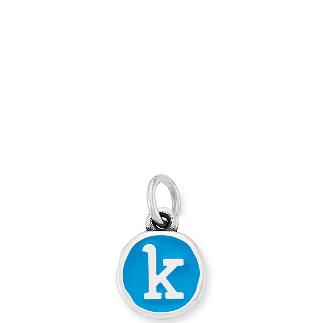 James Avery Blue Enamel Initial Charm