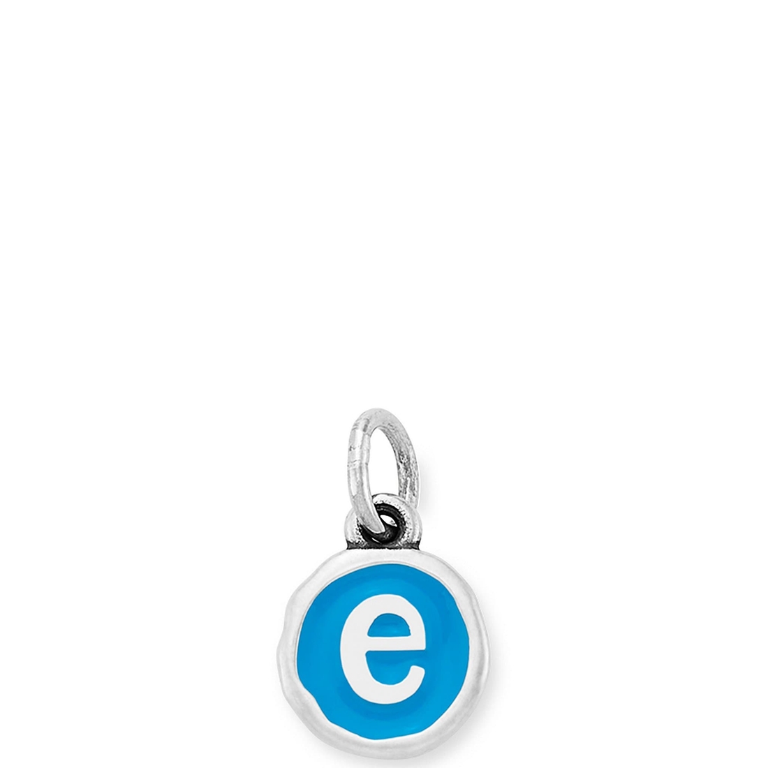 James Avery Blue Enamel Initial Charm