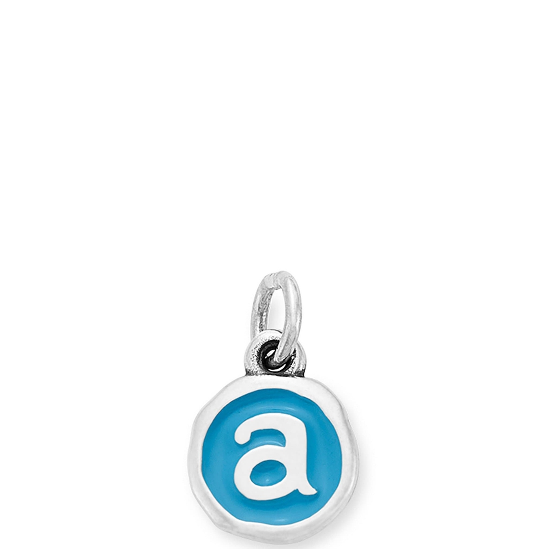 James Avery Blue Enamel Initial Charm