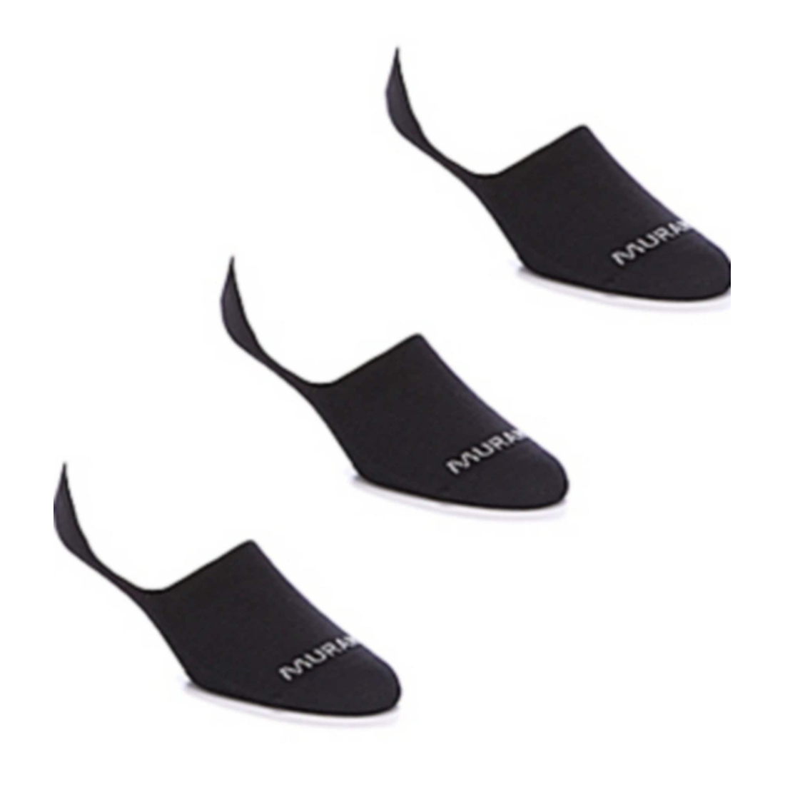 Murano Black Liner Socks 3-Pack