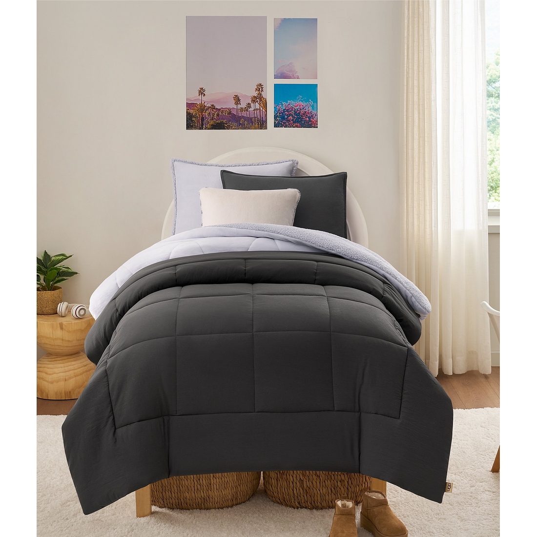 UGG Devon Reversible Quilted Comforter Mini Set