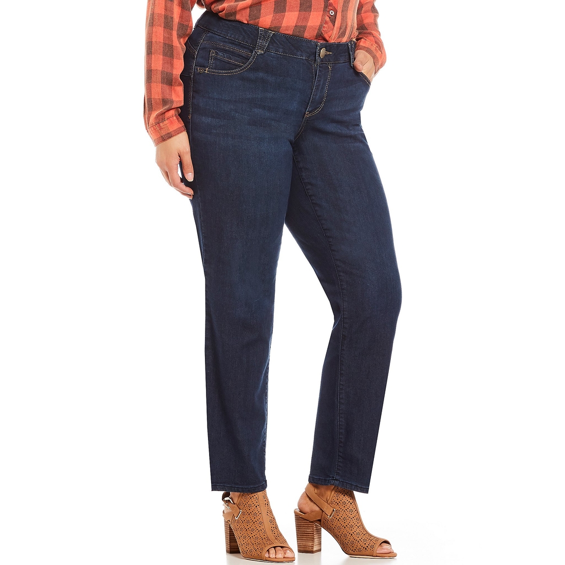 Democracy Plus Size Absolution® Mid Rise Straight Leg Jeans