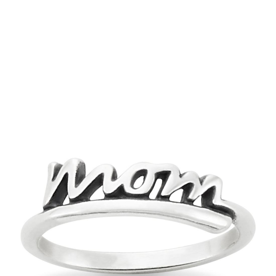 James Avery Mom Script Ring